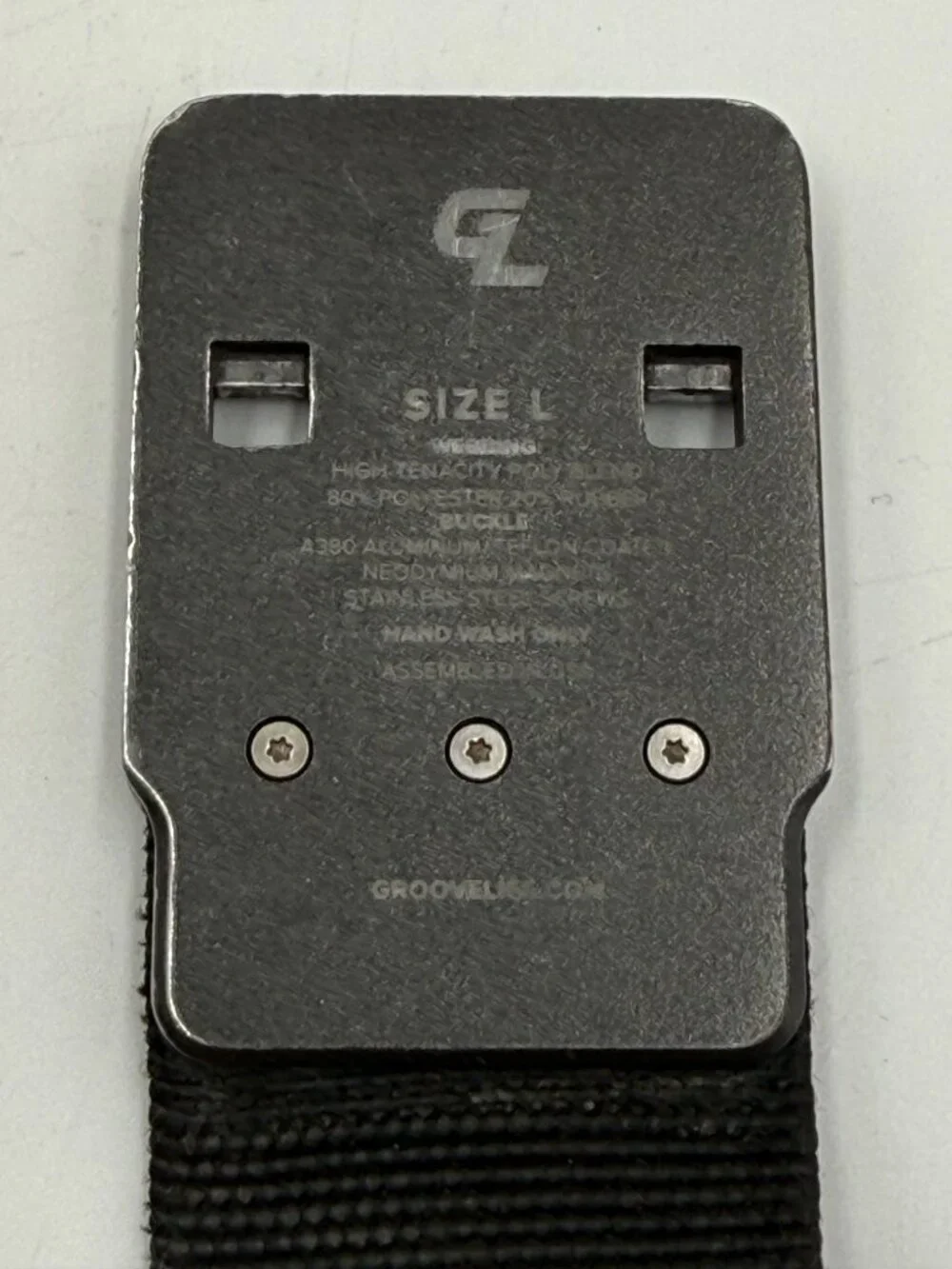 Groove Life Magnetic Belt Size Large Adjustable Black Metal Buckle 1 3/8